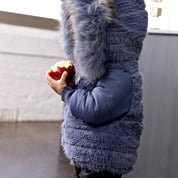 Baby Reversible Fur - Slate