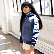 Kids Sweater Puffer - Blue