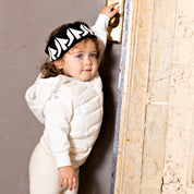 Baby Sweater Puffer - Off White - Manteau Jr