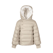 Baby Grosgrain Coat - Taupe - Manteau Jr