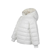 Baby Grosgrain Coat - White - Manteau Jr