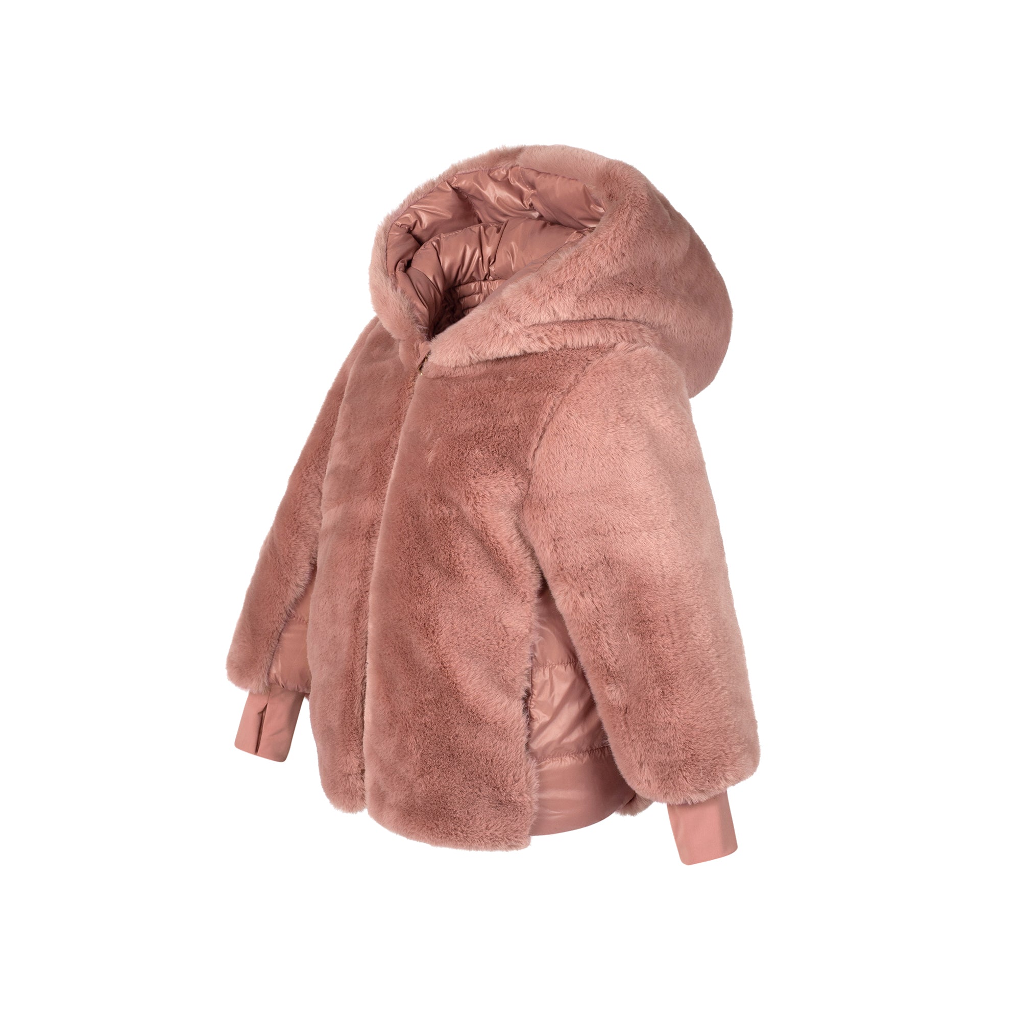 Baby Reversible Coat - Mauve - Manteau Jr