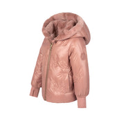 Baby Reversible Coat - Mauve - Manteau Jr