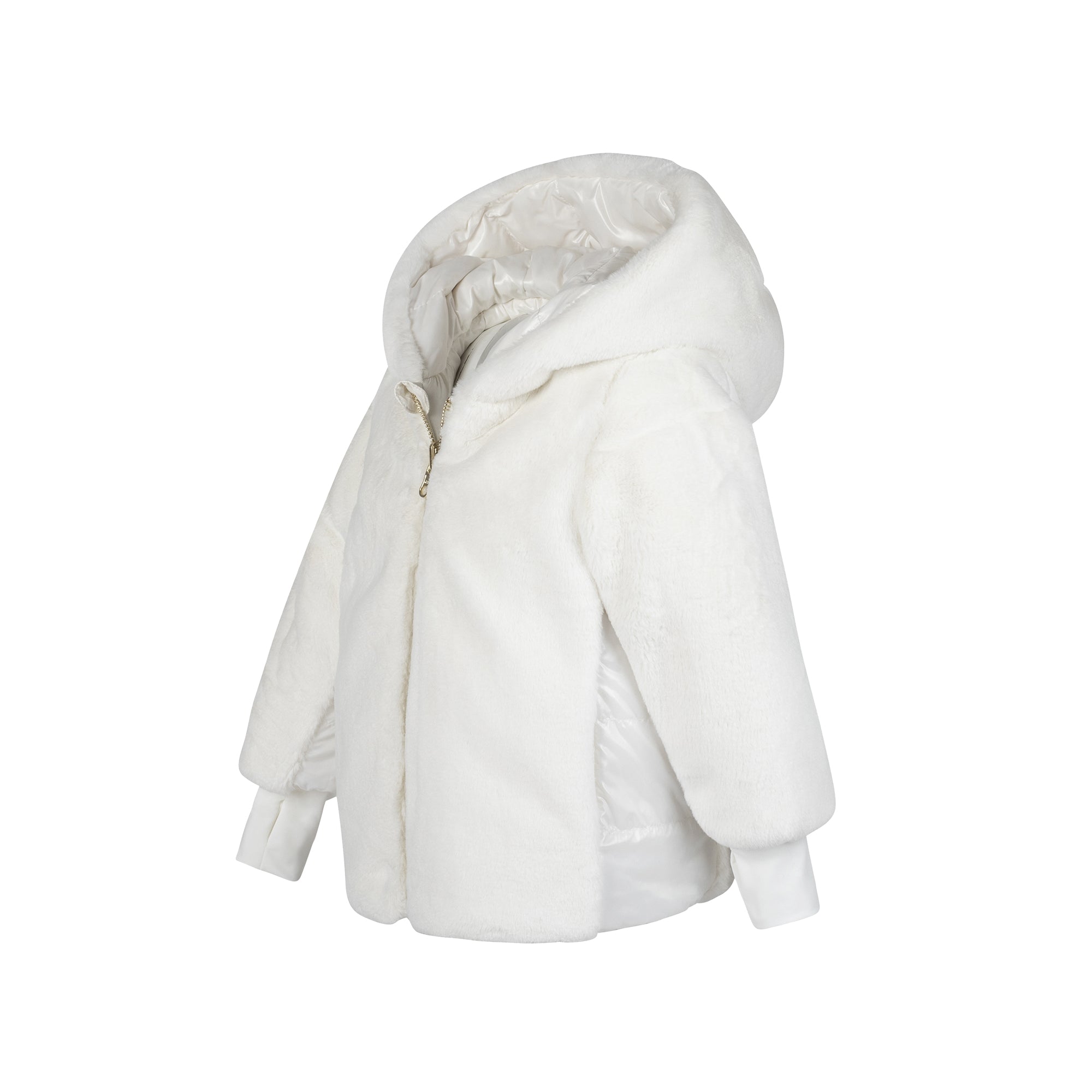 Baby Reversible Coat - White - Manteau Jr