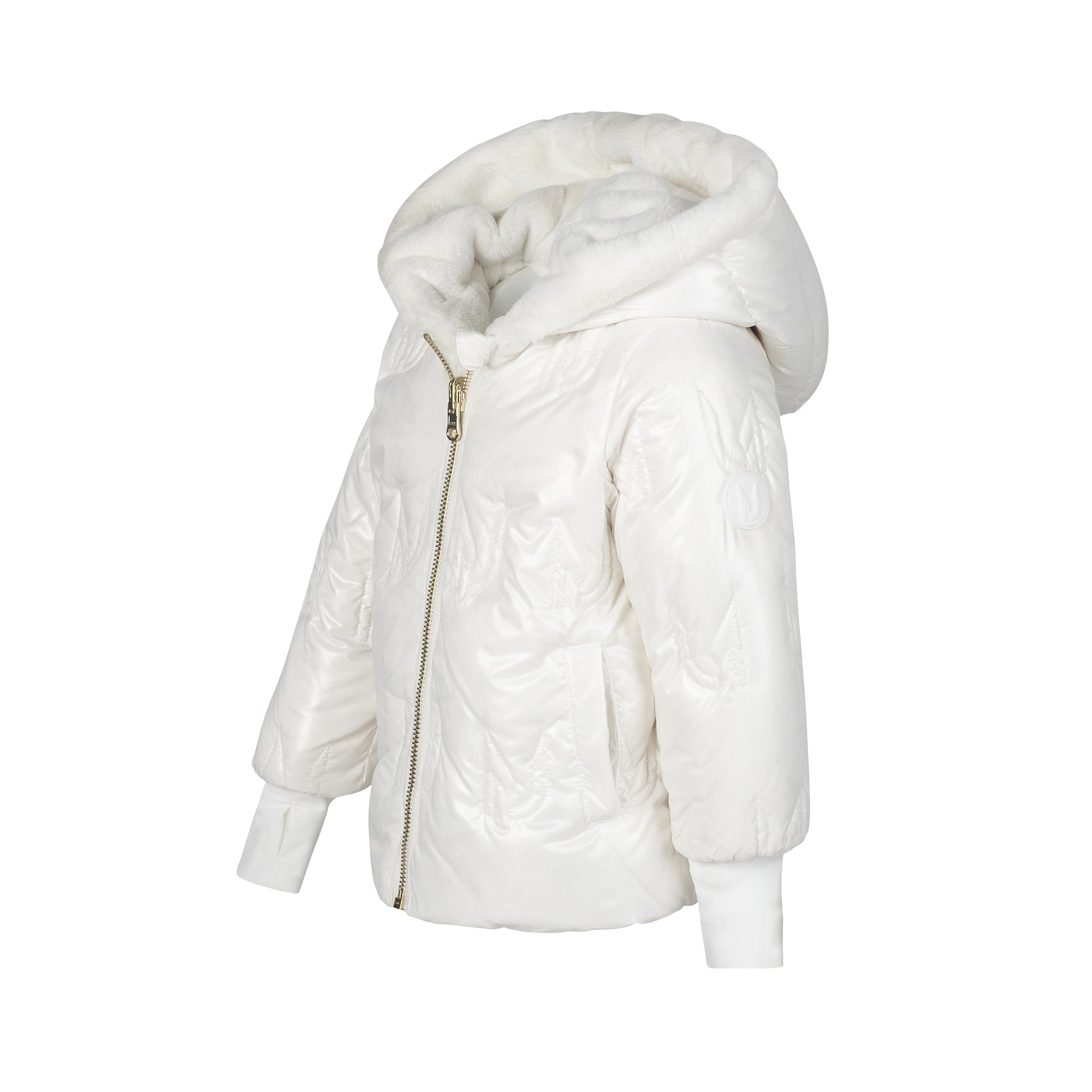 Baby Reversible Coat - White - Manteau Jr