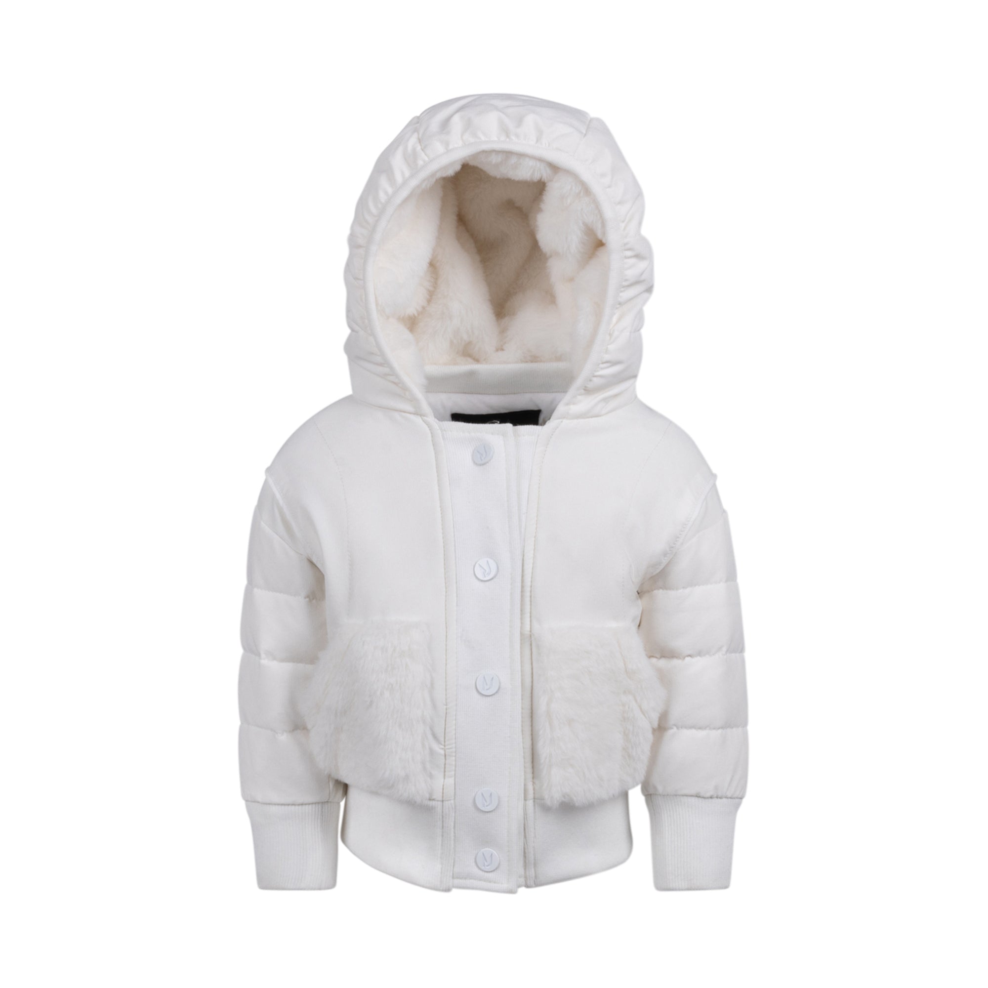 Baby Knit Coat - White