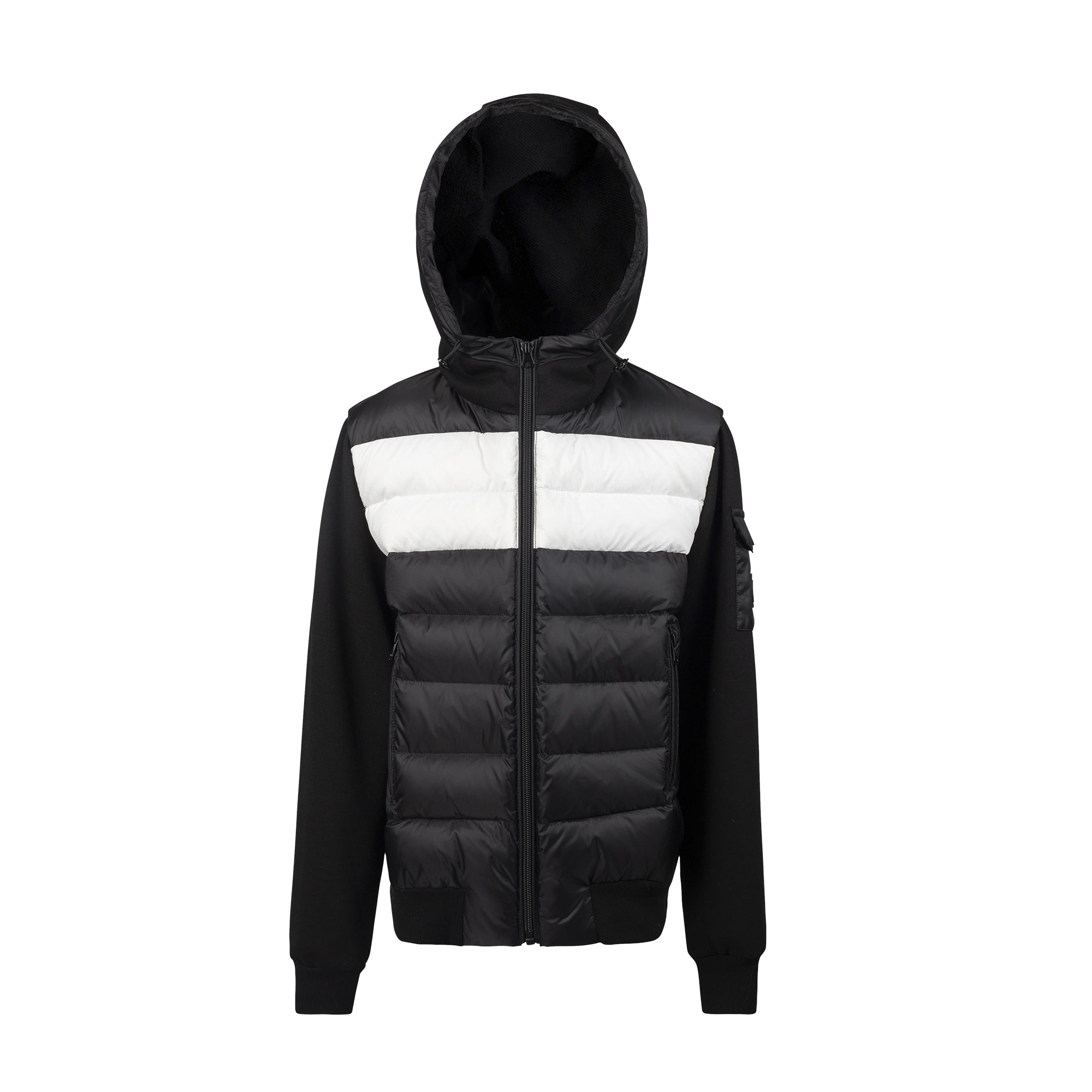 Kids Sweater Puffer Collection - White & Black – Manteau Jr