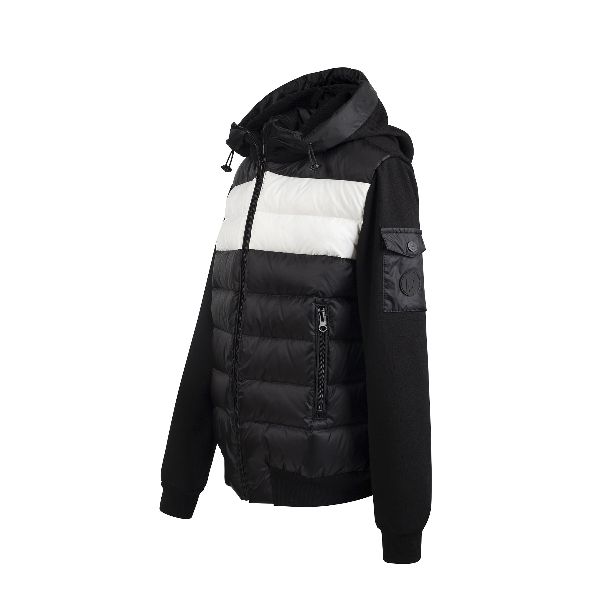 Kids Sweater Puffer Collection - White & Black – Manteau Jr