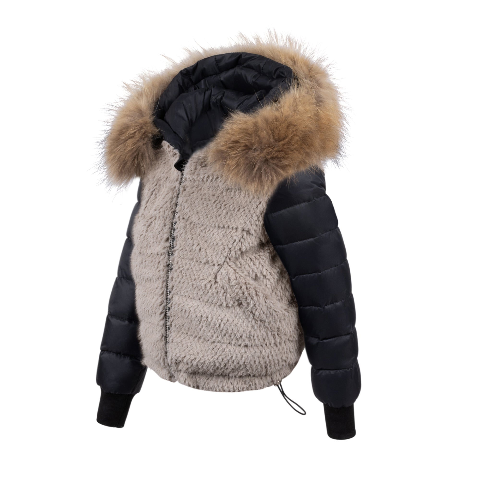 Baby Reversible Fur - Black