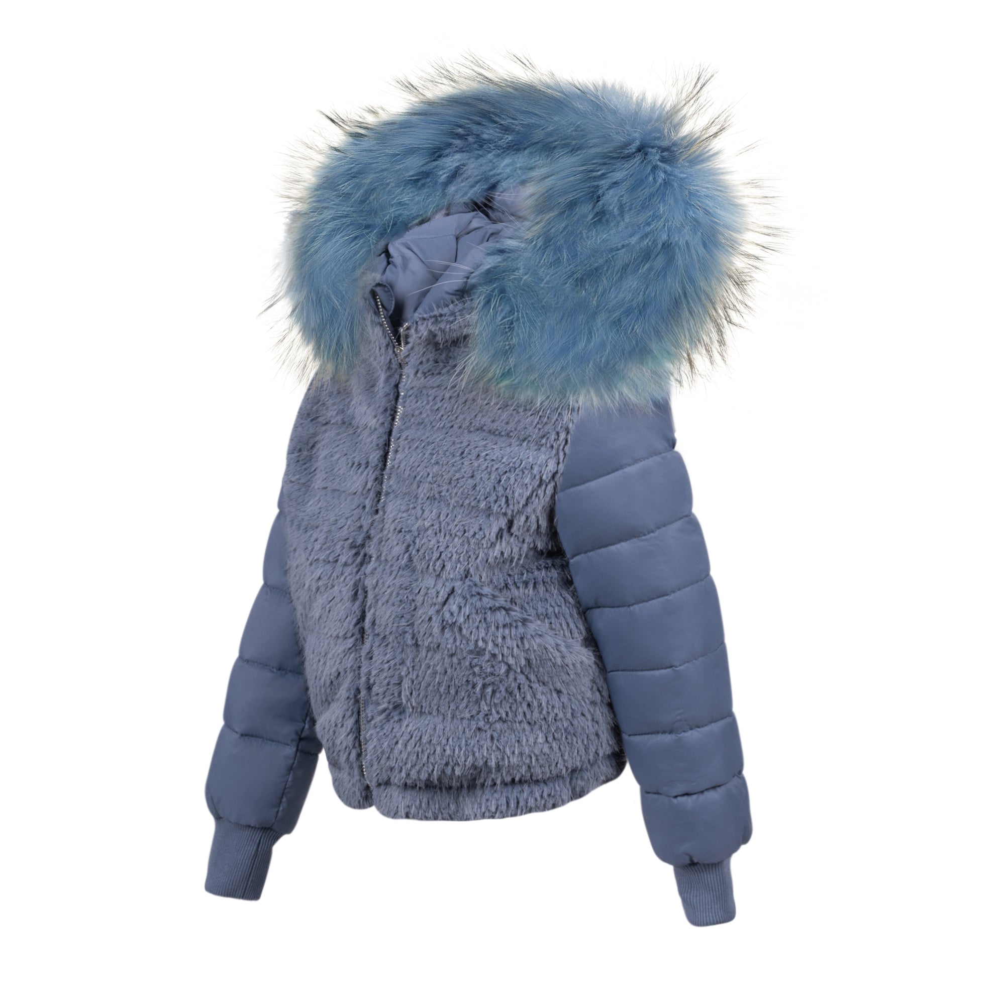 Baby Reversible Fur - Slate