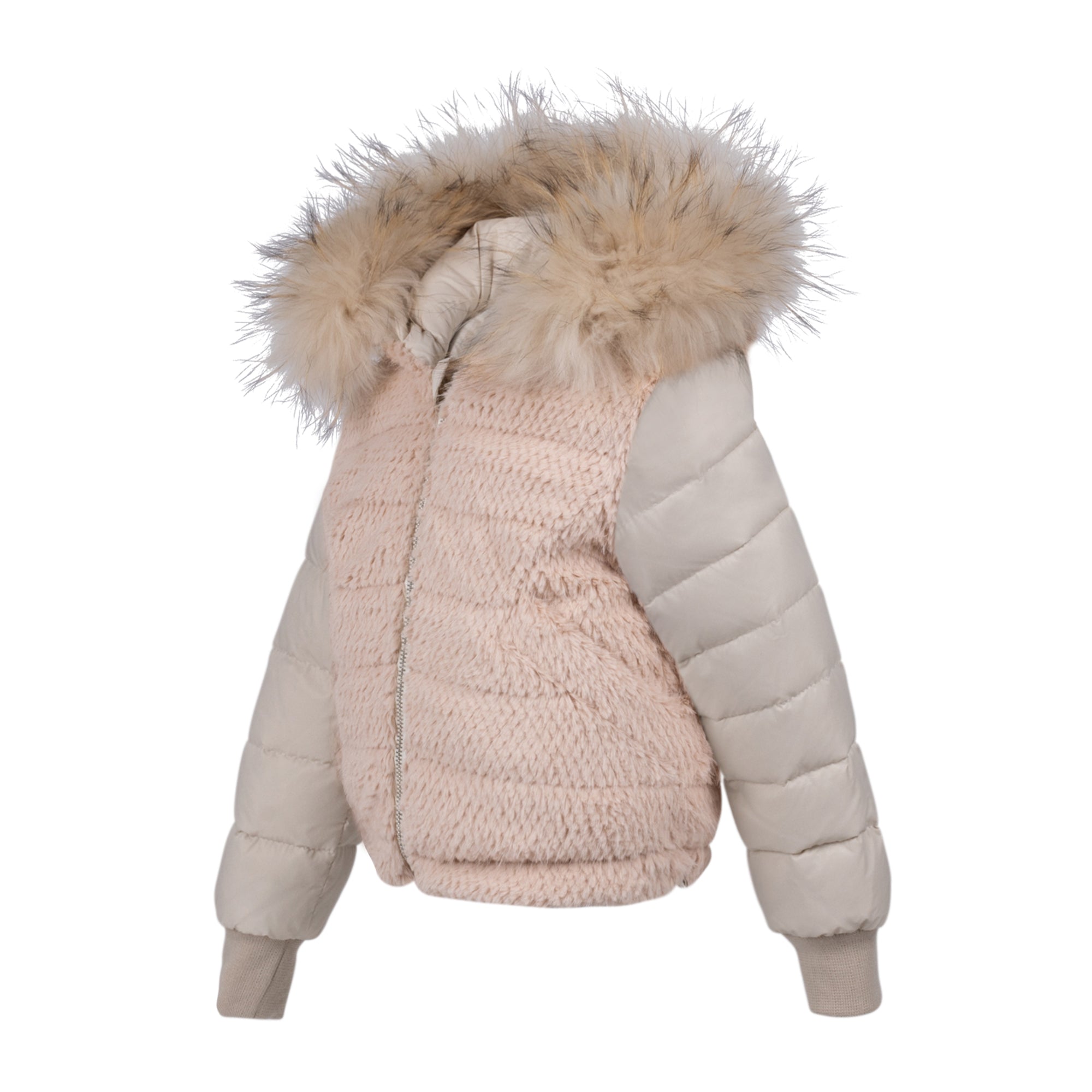 Baby Reversible Fur - Taupe