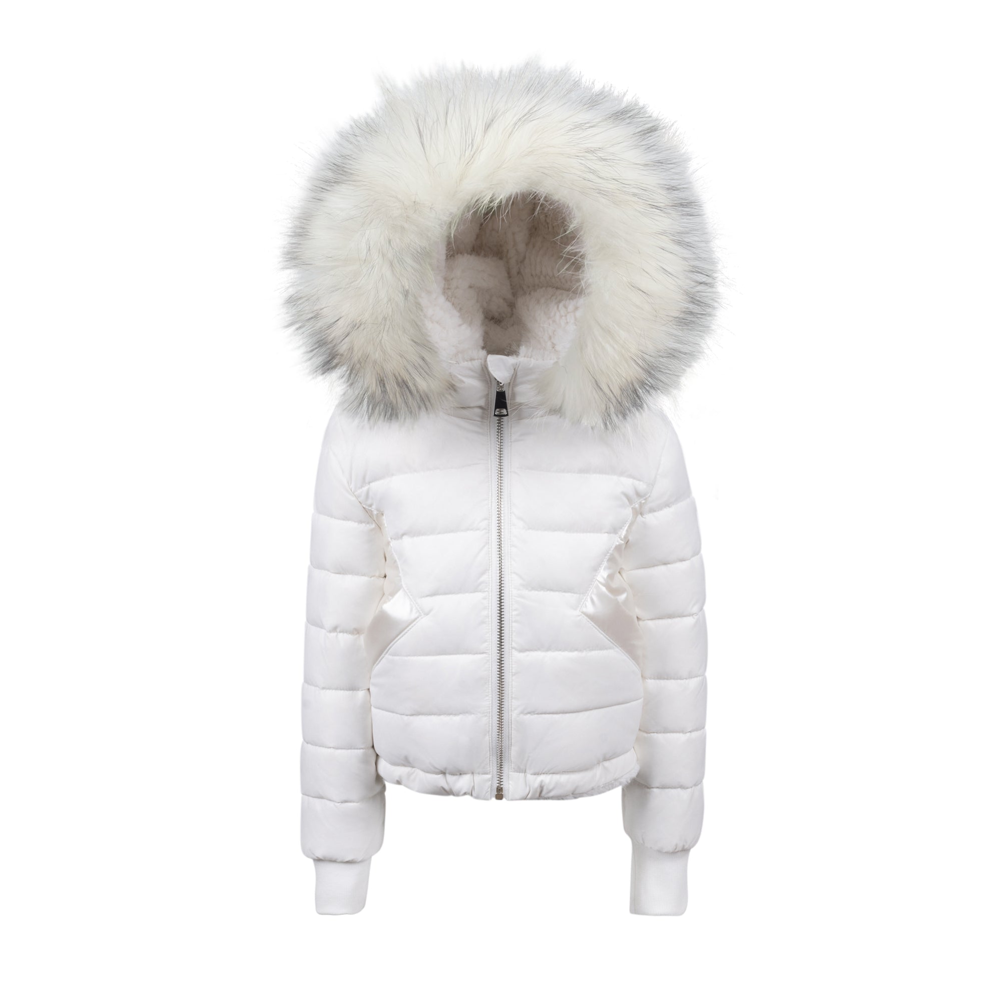 Baby Reversible Fur - White