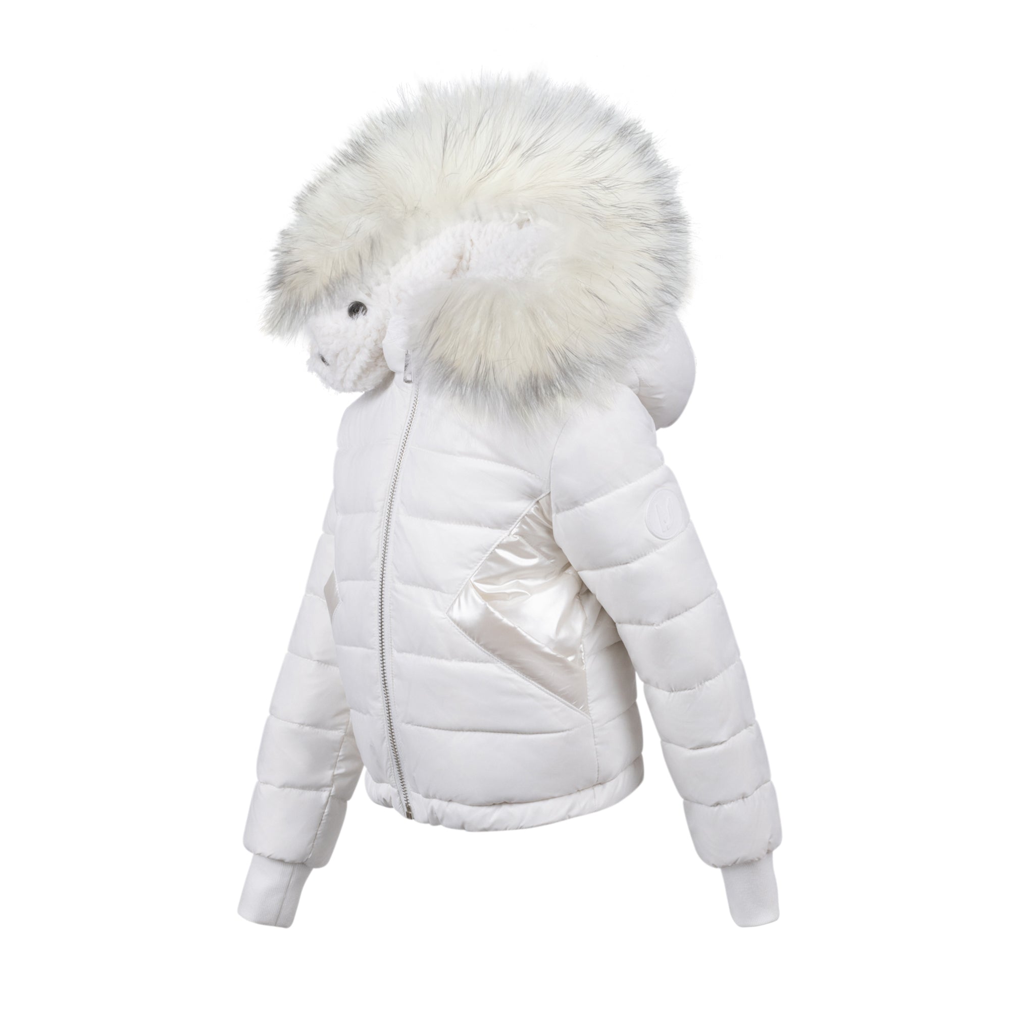 Baby Reversible Fur - White