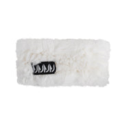 Rabbit Fur Headband – White - Manteau Jr