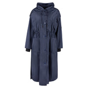 Women's Down Raincoat - Blue