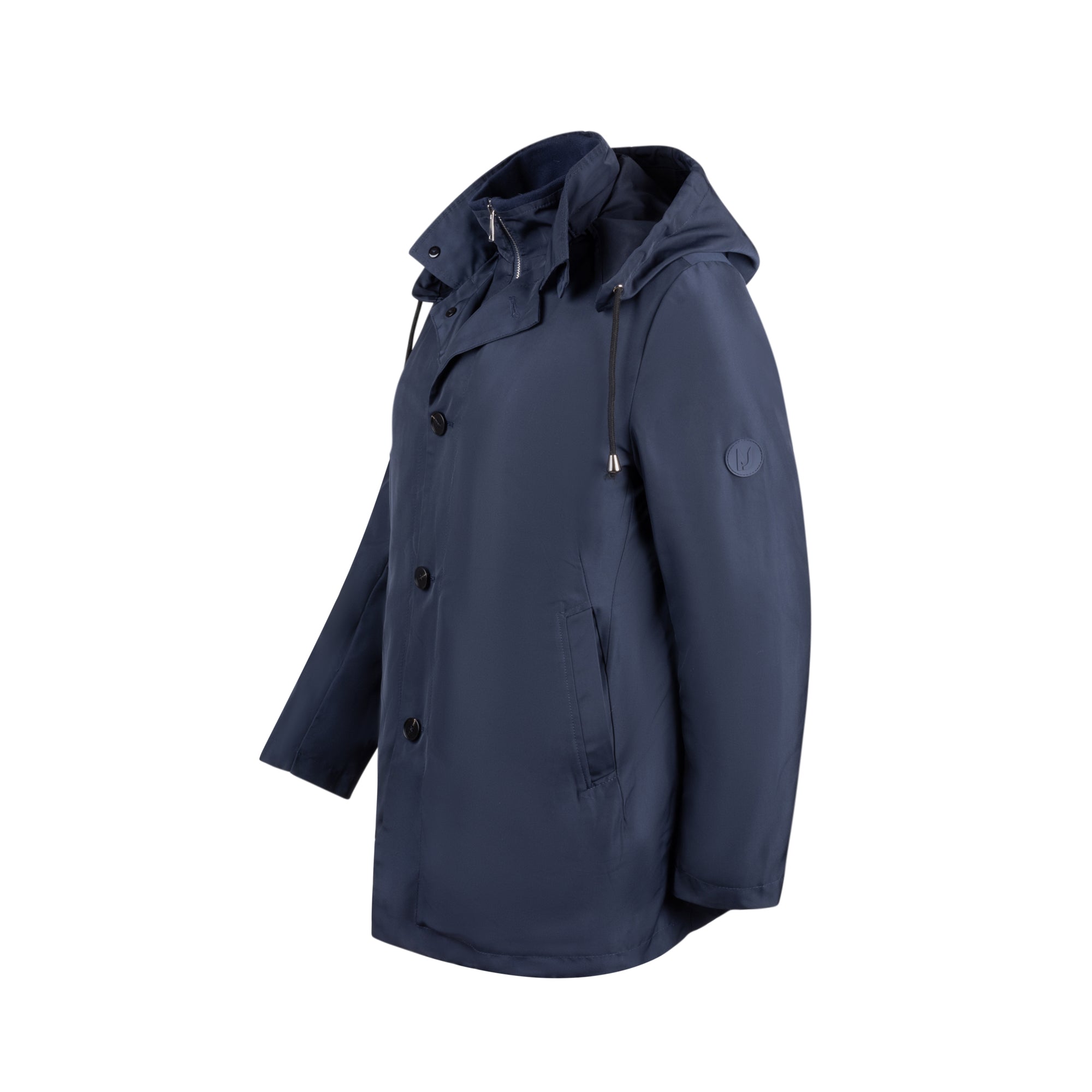 Boys Down Raincoat - Navy