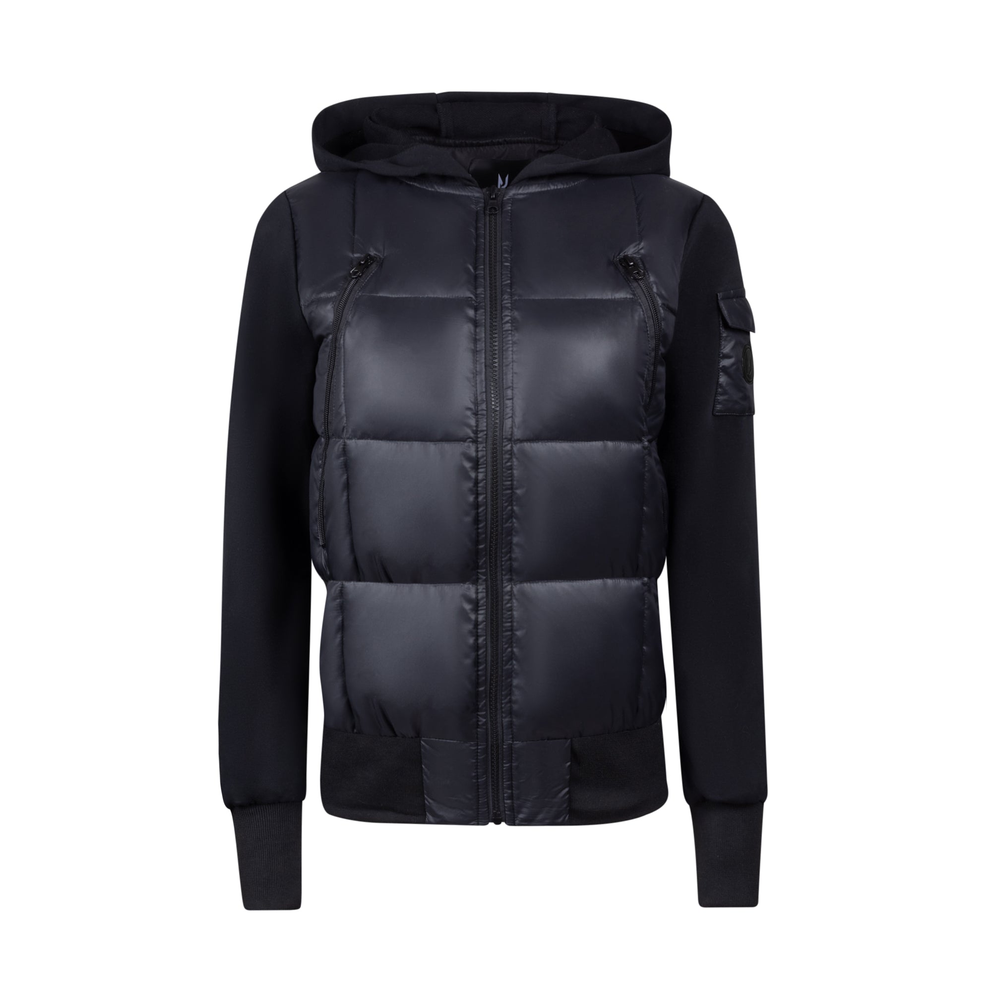 Teen Puffer Jacket - Matte Black