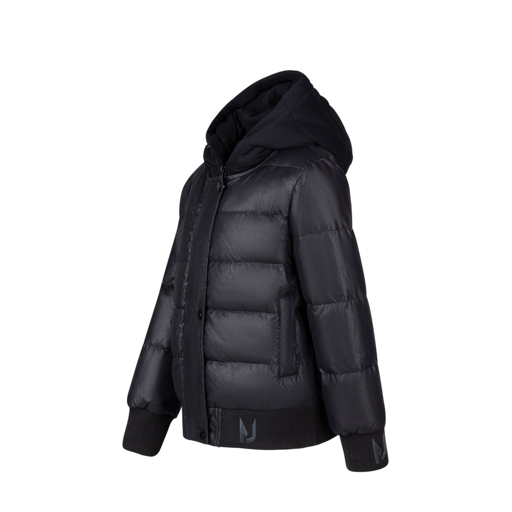 Kids Sweatshirt Coat Black – Manteau Jr
