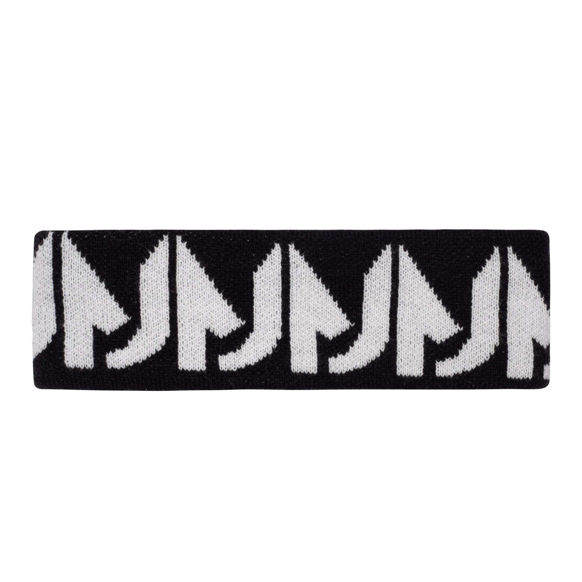 Knit Headband – Black & White - Manteau Jr